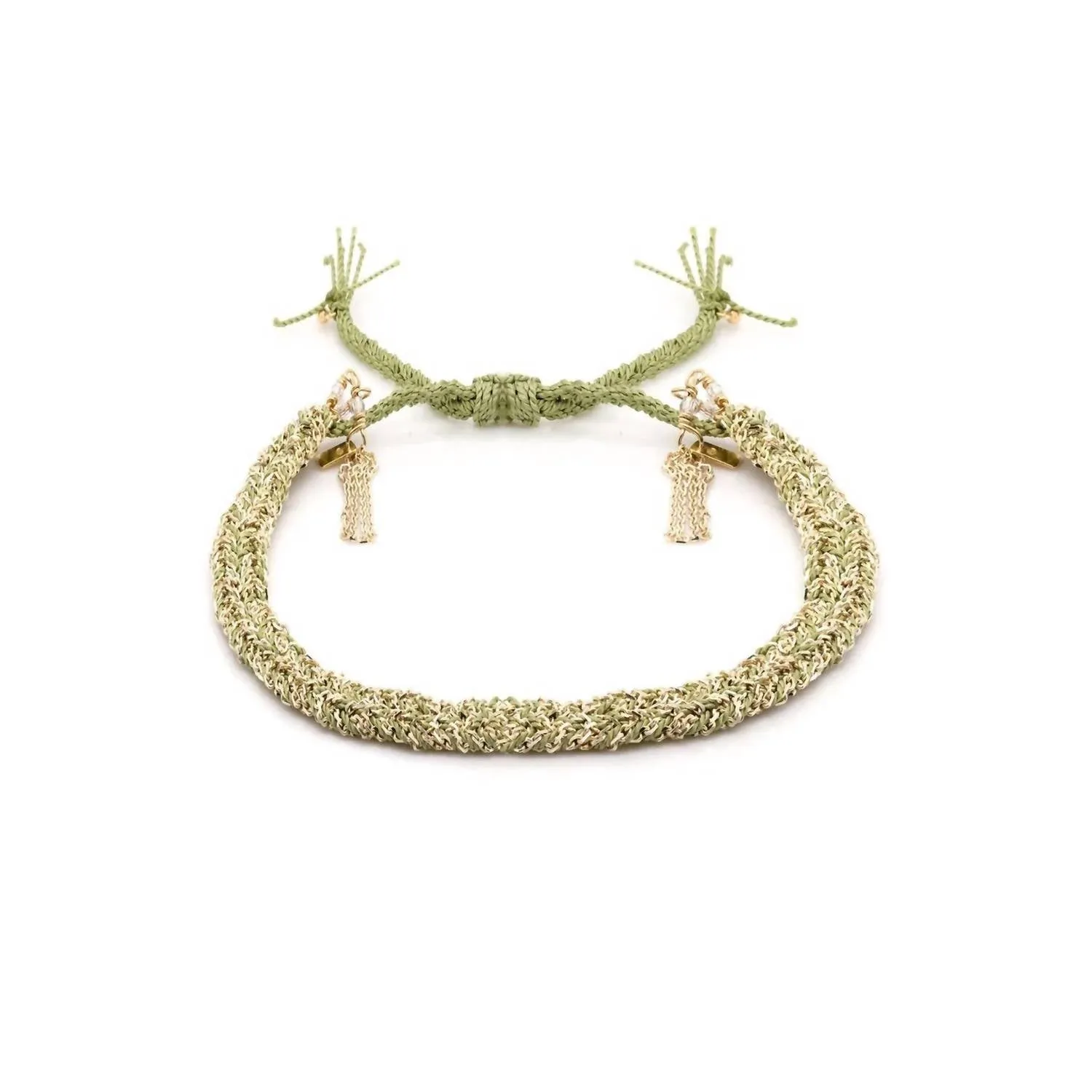 183 Bracelet In Gold Green