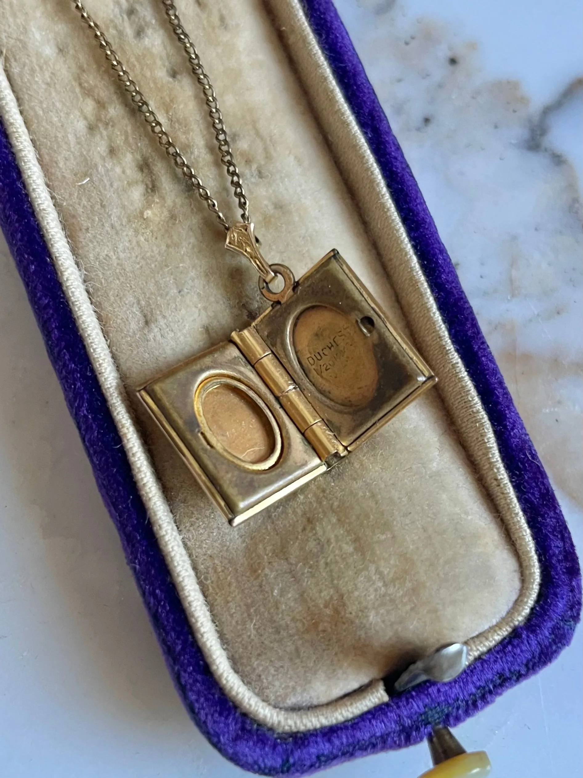 1920s Book Locket