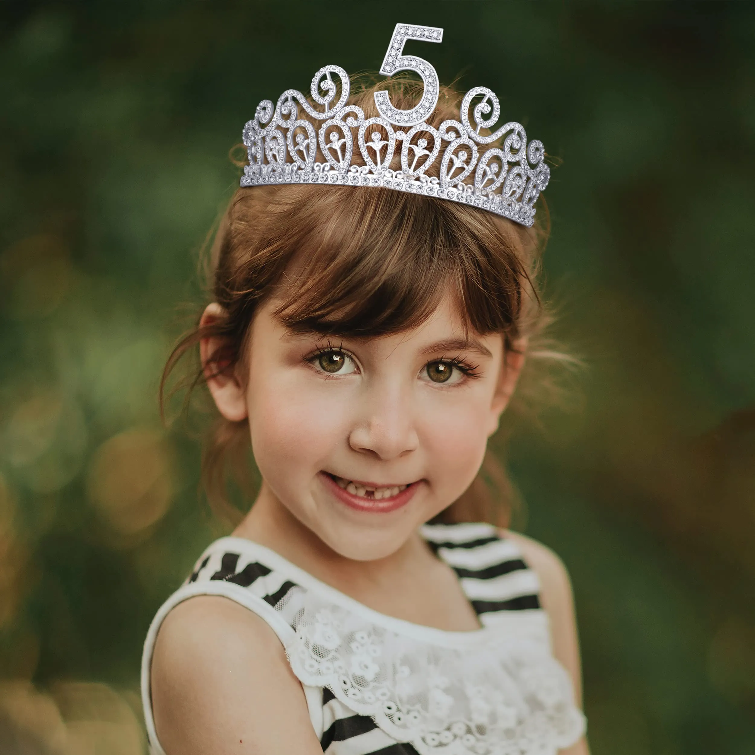 5th Birthday, 5th Birthday Decorations Girl, 5th Birthday Tiara, 5th Birthday Tiara