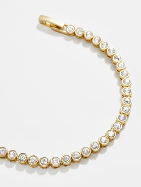 Amalie Tennis Bracelet - Gold Plated Brass