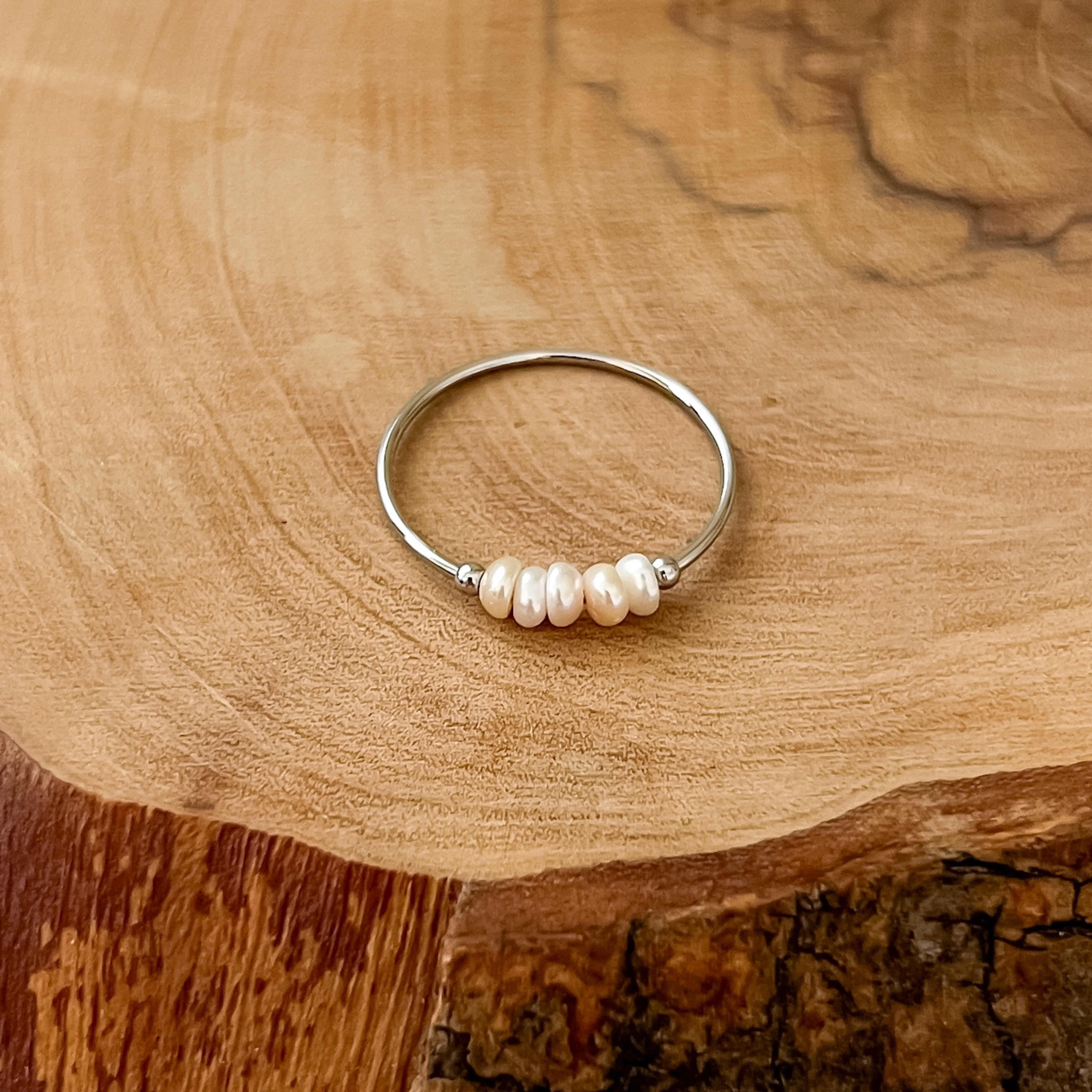 Amerie Freshwater Pearl Beads Ring