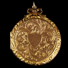 Antique Victorian 9Ct Gold Locket Circa 1880