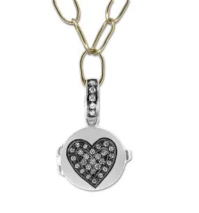 Award-Winning Diamond Love Locket Charm Small