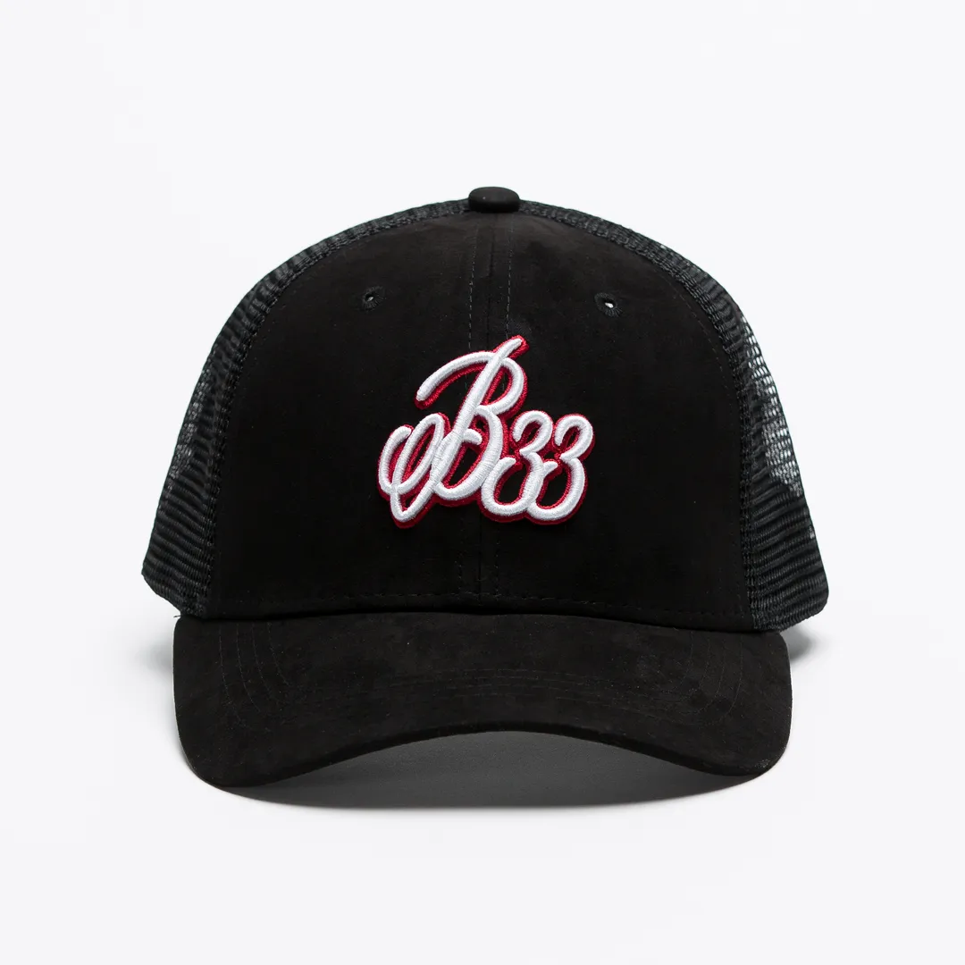 B33 Cap - Black/Red