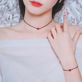 BEAUTIFUL LOVE Choker & Bracelet Set