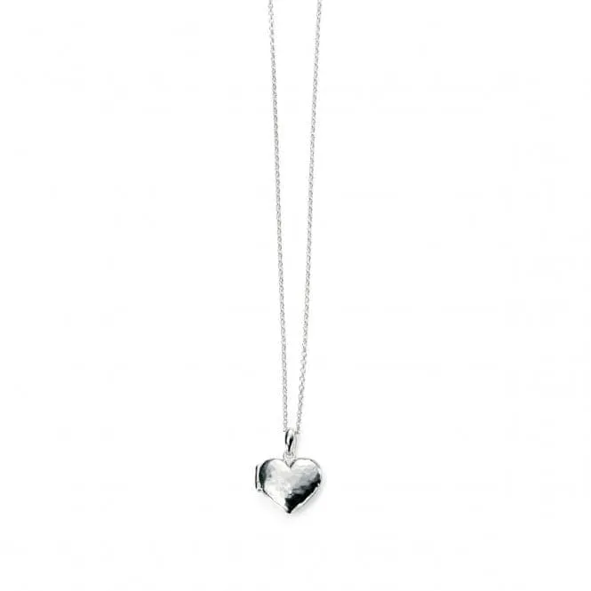 Beginnings Sterling Silver Heart Locket Necklace N3924