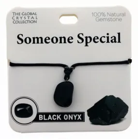 Black Onyx Natural Gem Necklace - 'Someone Special"