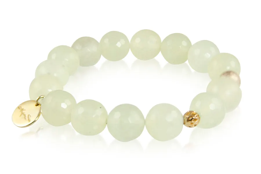 Bracelet - Beaded New Jade & Gold Signature Collection