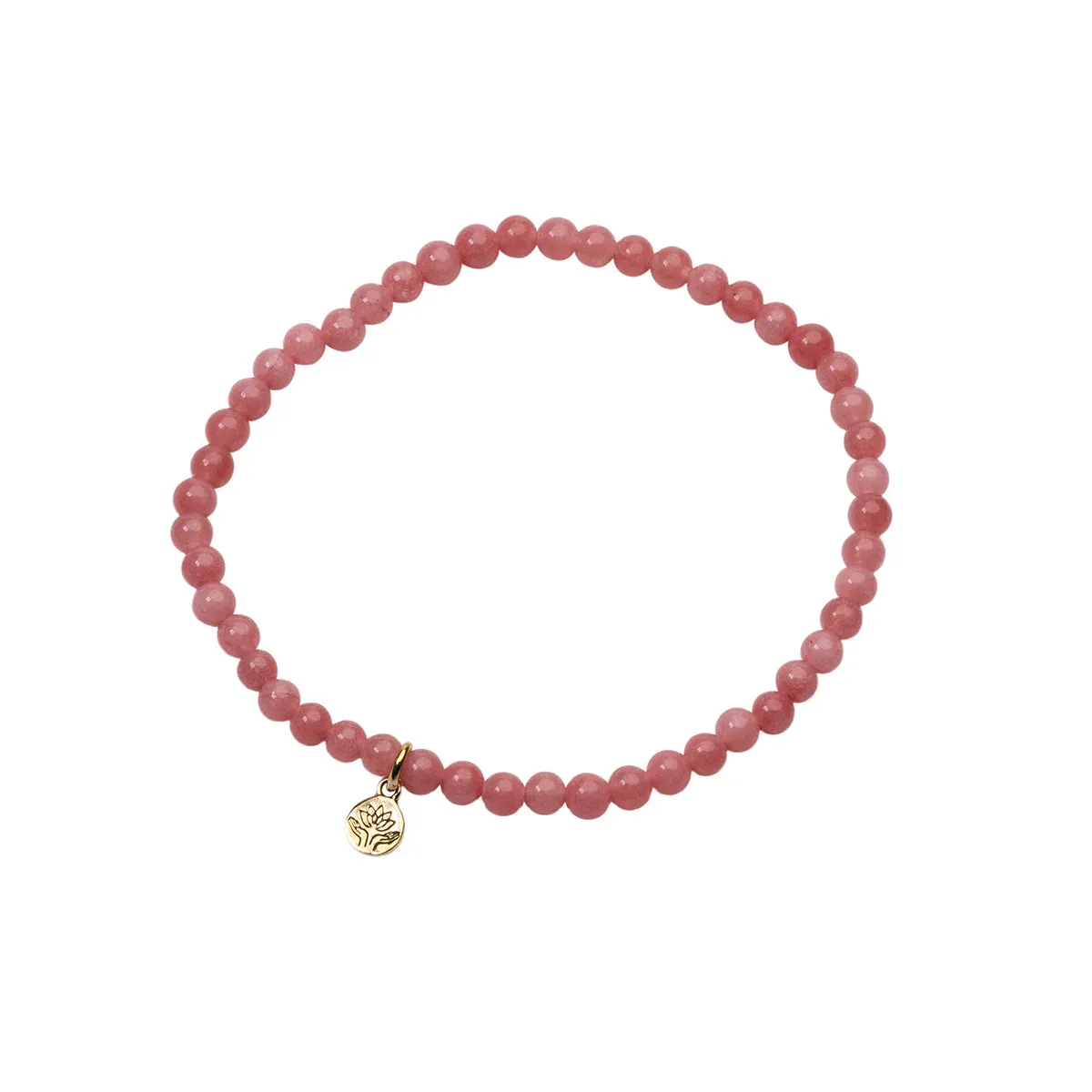 Bracelet - Healing Gem Pink Jade