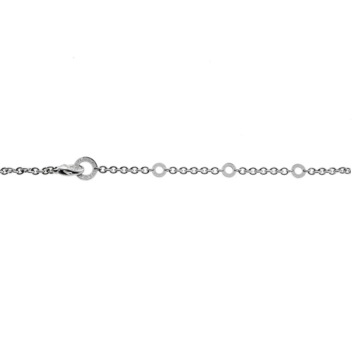 Bulgari Onyx White Gold Necklace