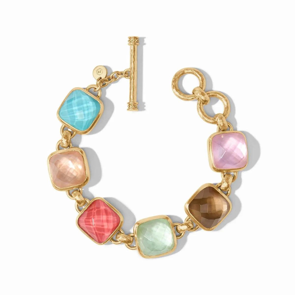 Catalina Stone Bracelet - Iridescent Capri Blue