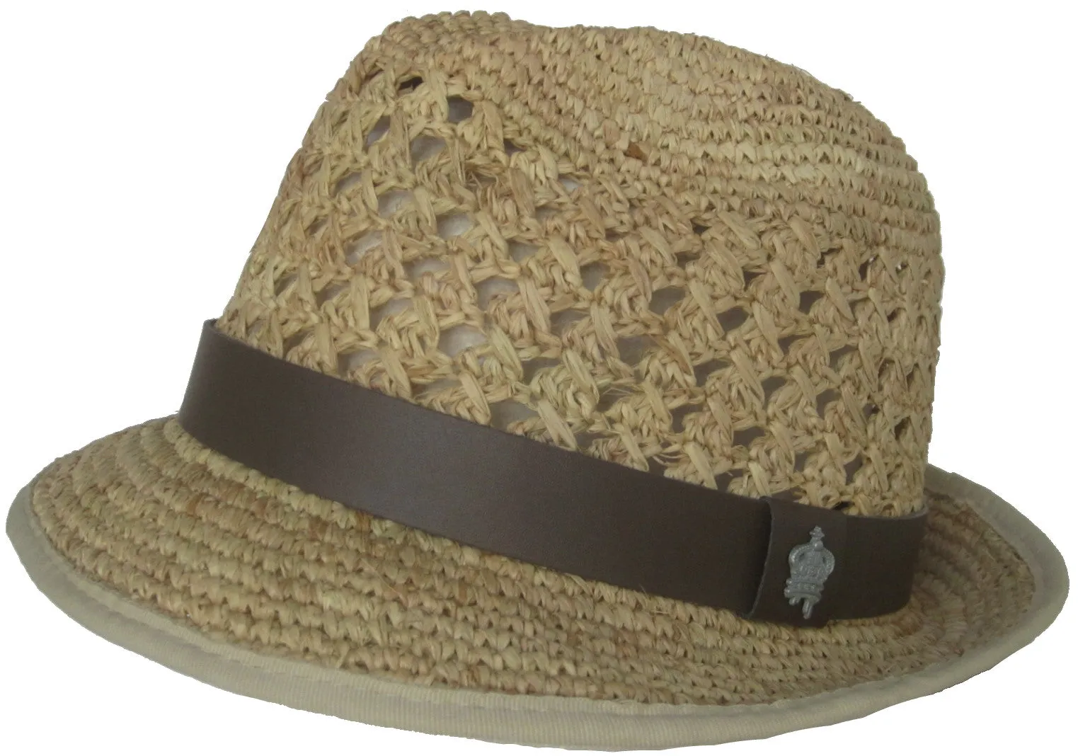 Christys Crown "Christian" Crocheted Raffia Fedora