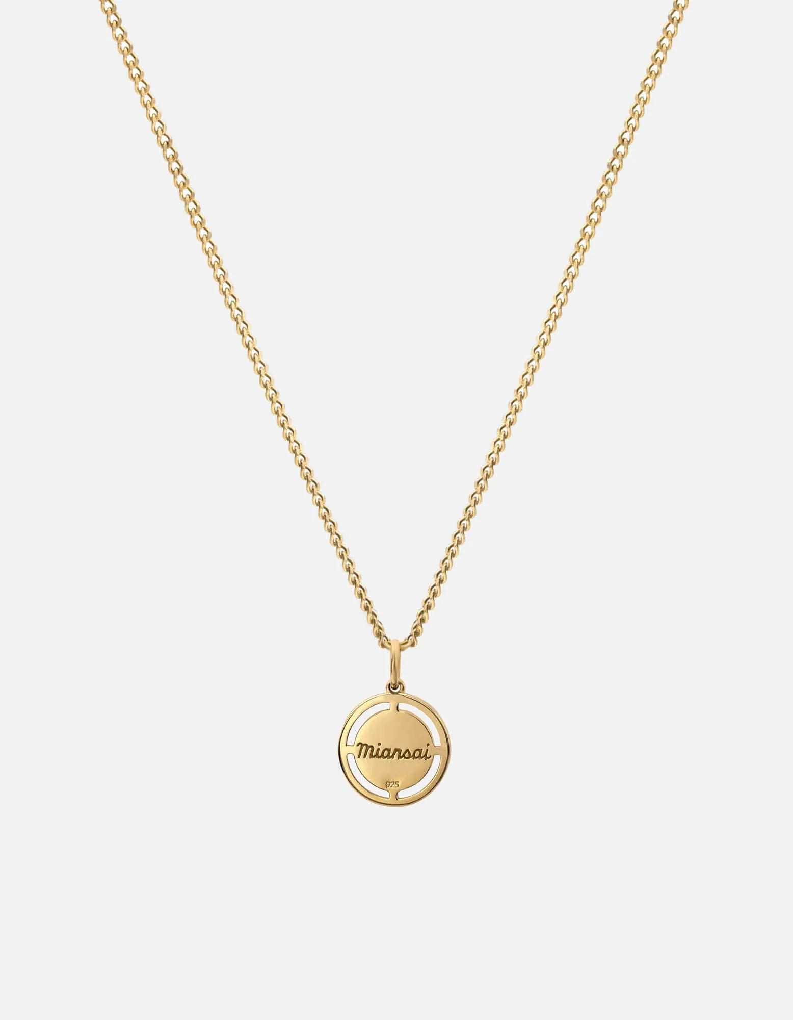 Compass Onyx Necklace, Gold Vermeil