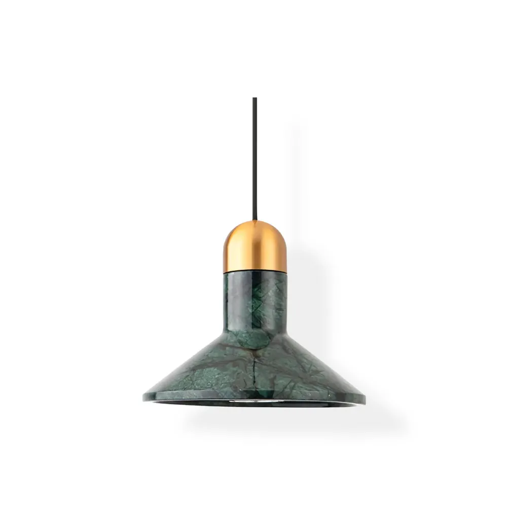 Cone Marble Pendant Light