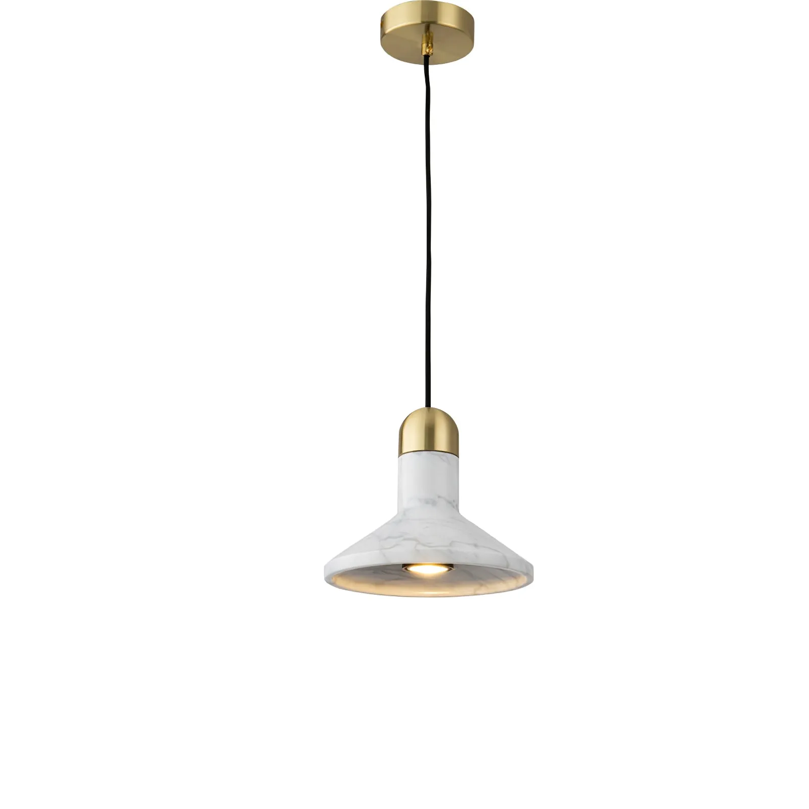 Cone Marble Pendant Light