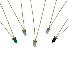 Crystal Gemstone Necklace