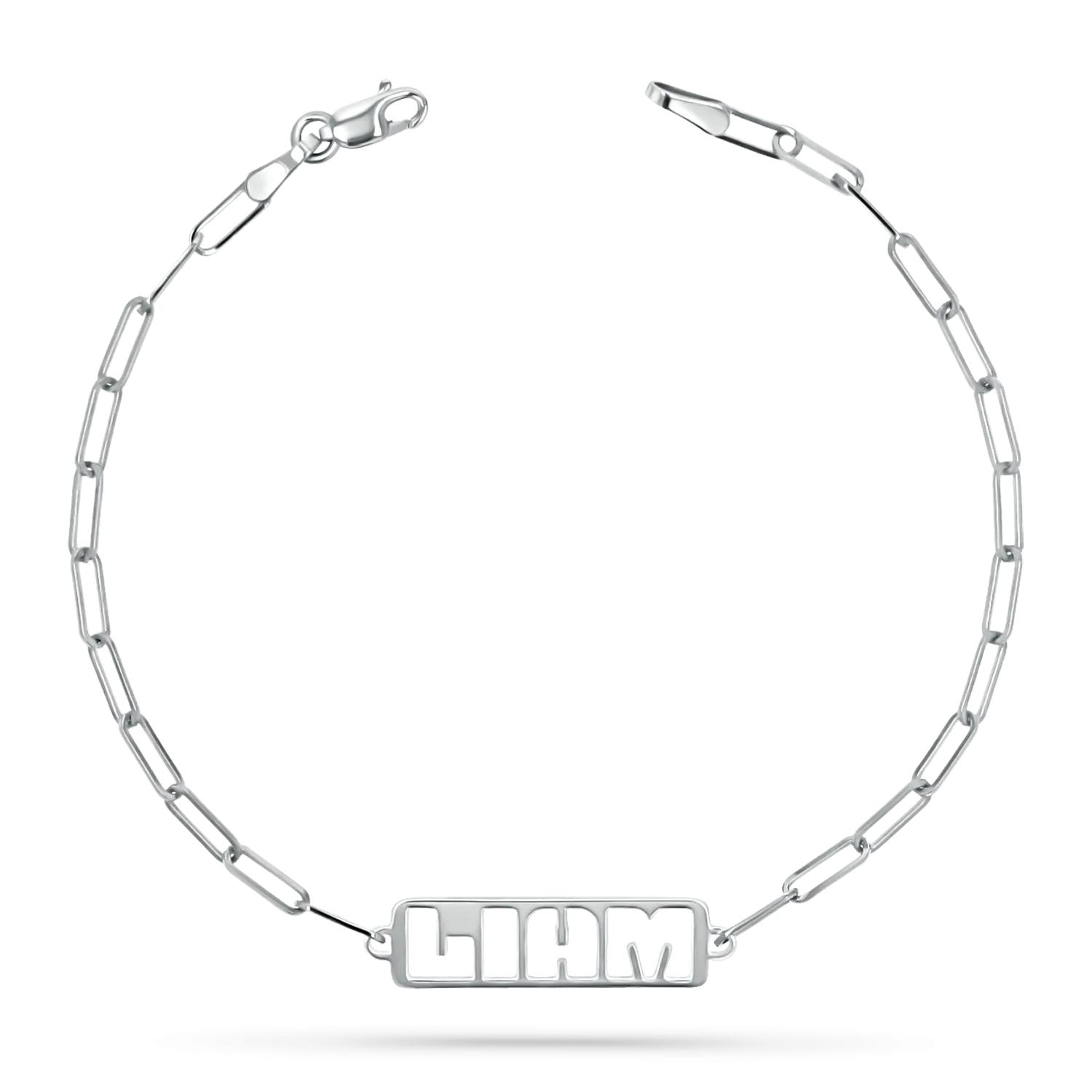 Customizable Cut-Out Name Bracelet