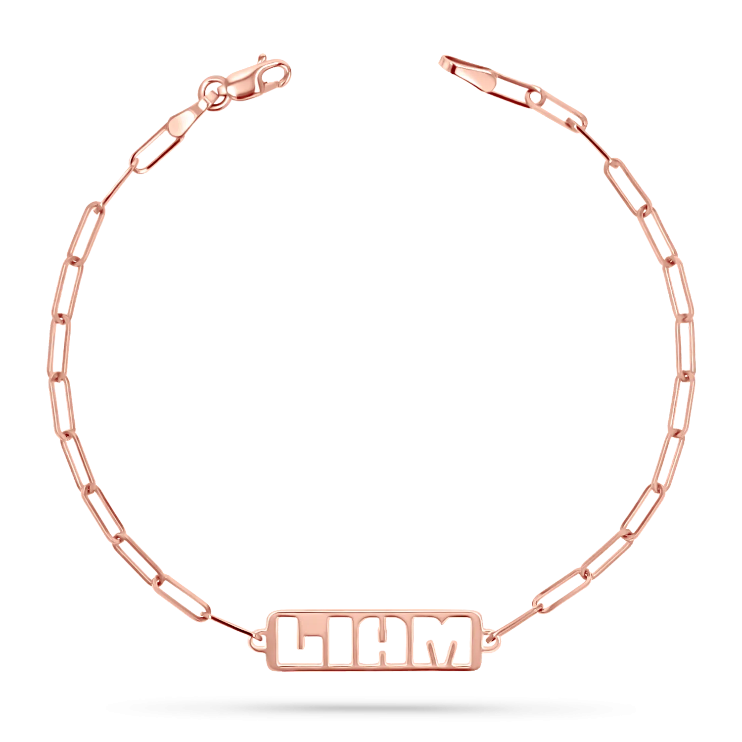 Customizable Cut-Out Name Bracelet