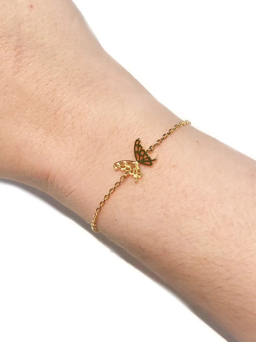 Cutout Butterfly Bracelet