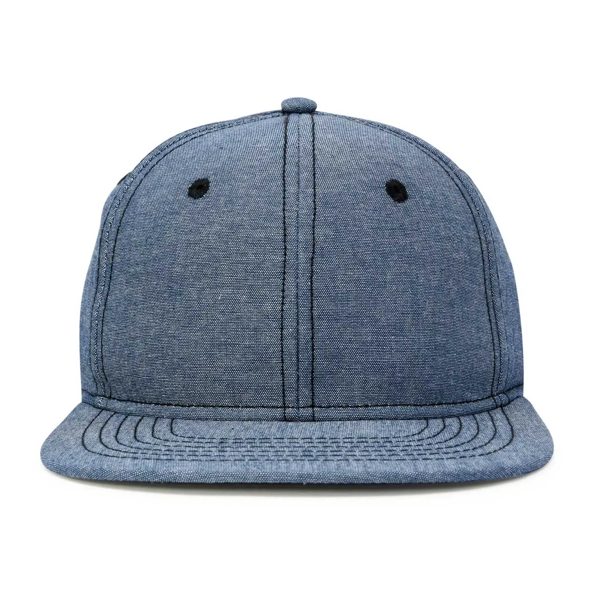 Dalix Flat Bill Chambray Hat