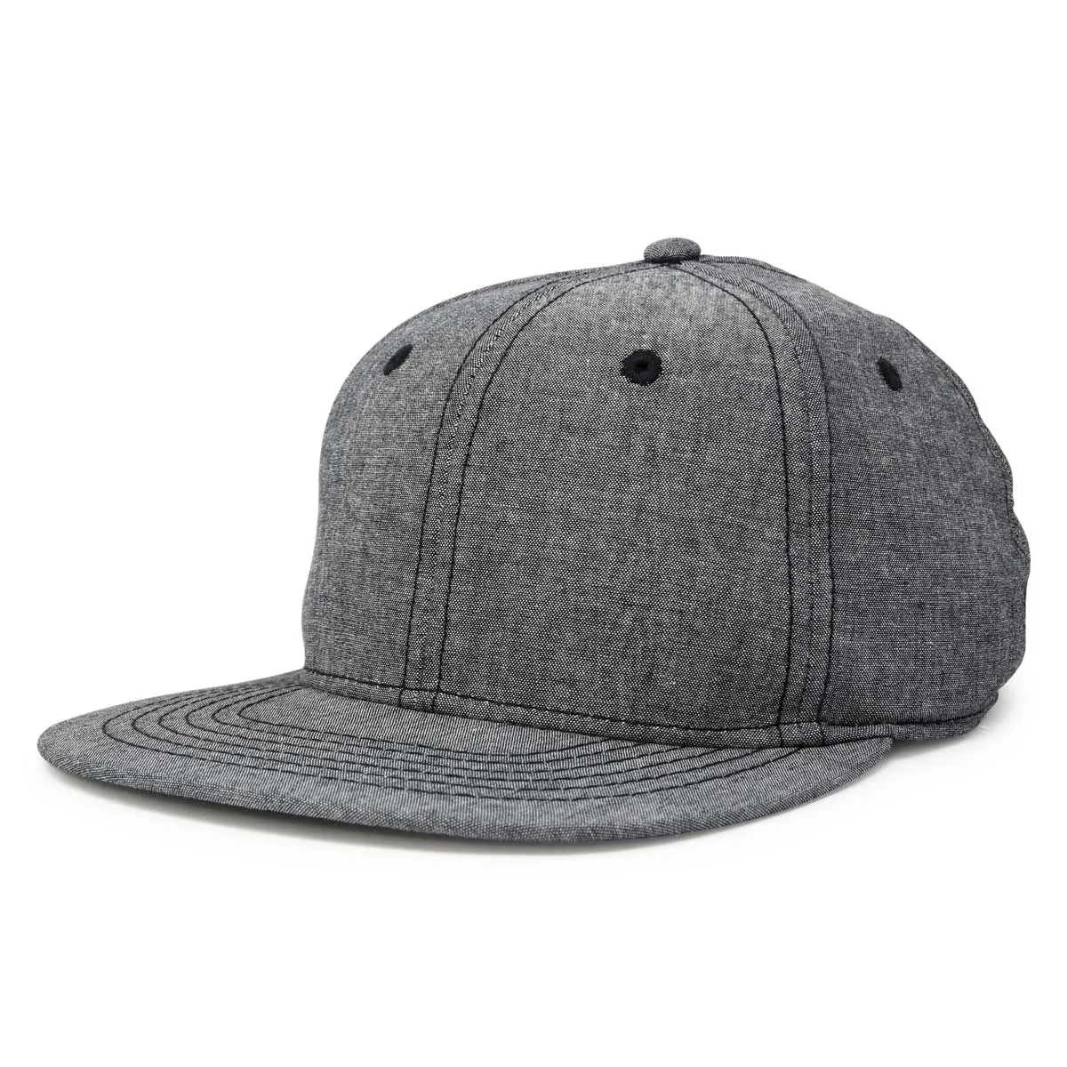 Dalix Flat Bill Chambray Hat