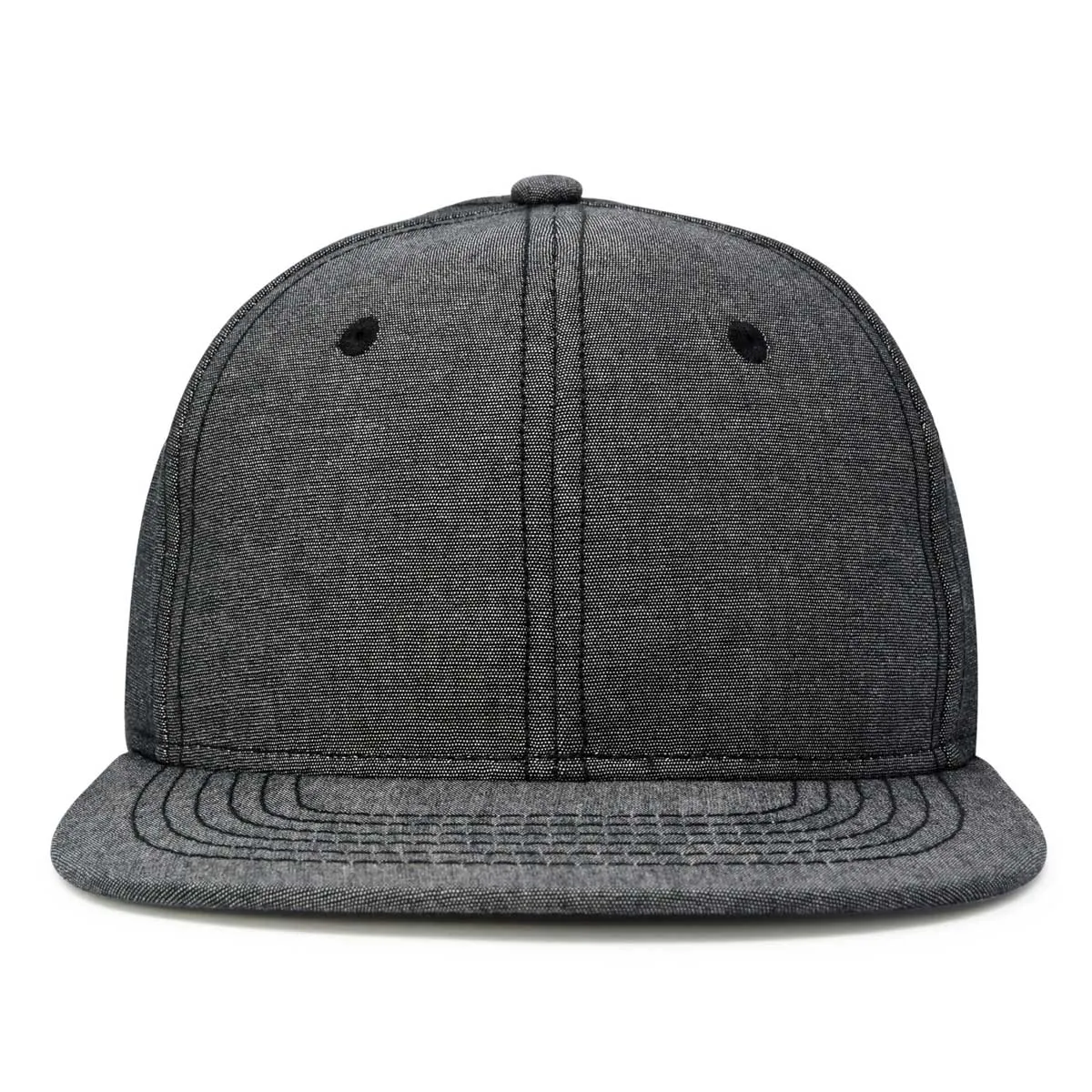 Dalix Flat Bill Chambray Hat