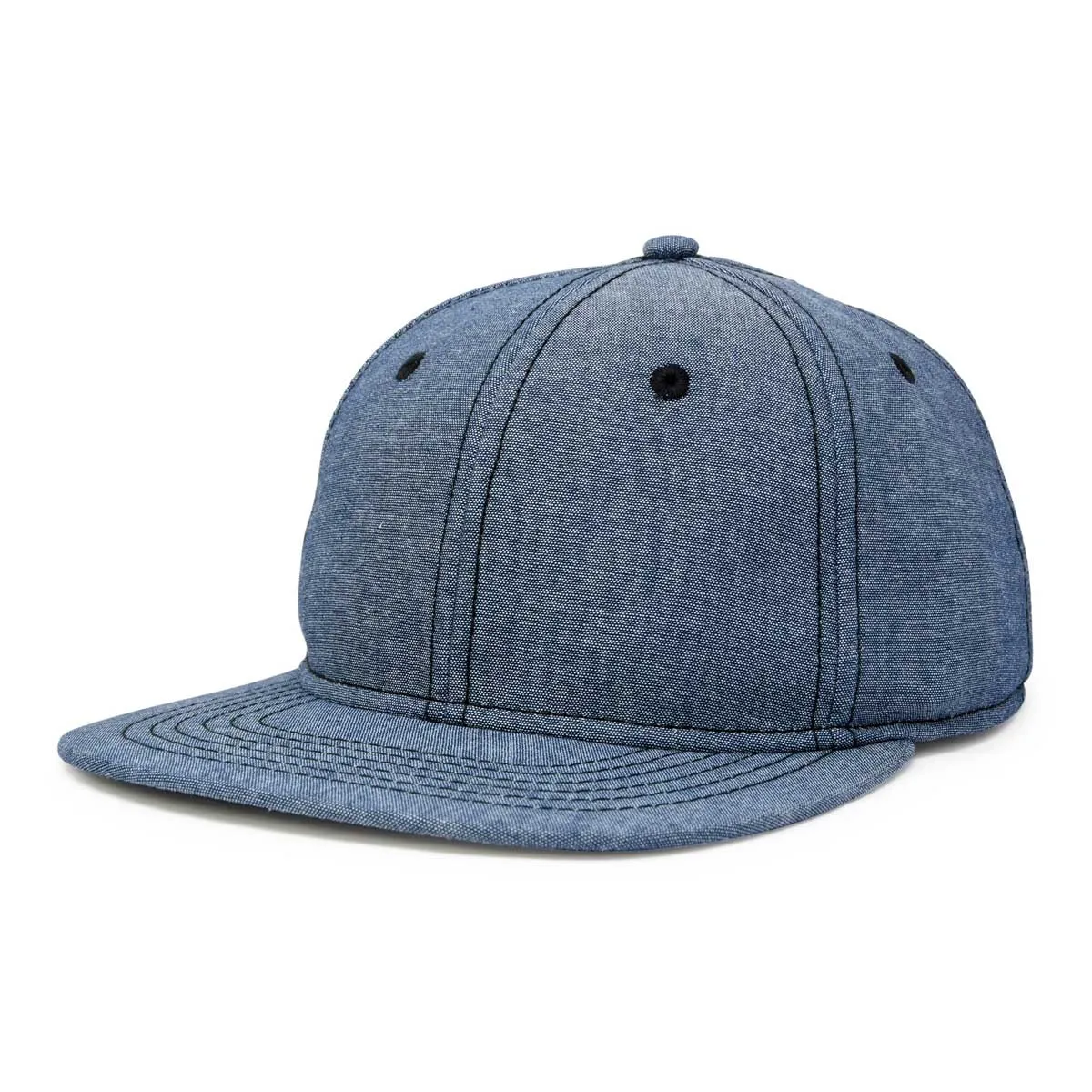 Dalix Flat Bill Chambray Hat