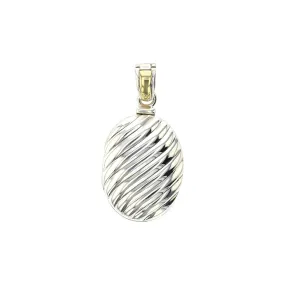 David Yurman Sterling Silver Cable Classic Locket