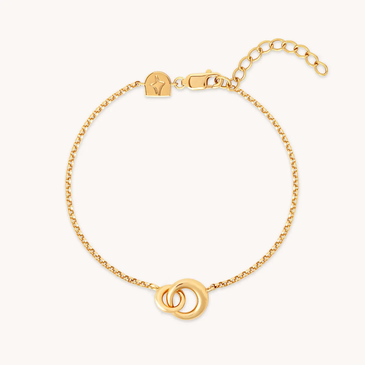 Dome Link Bracelet in Gold