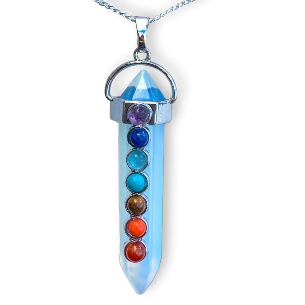 Double Point Chakra Pendant Necklace