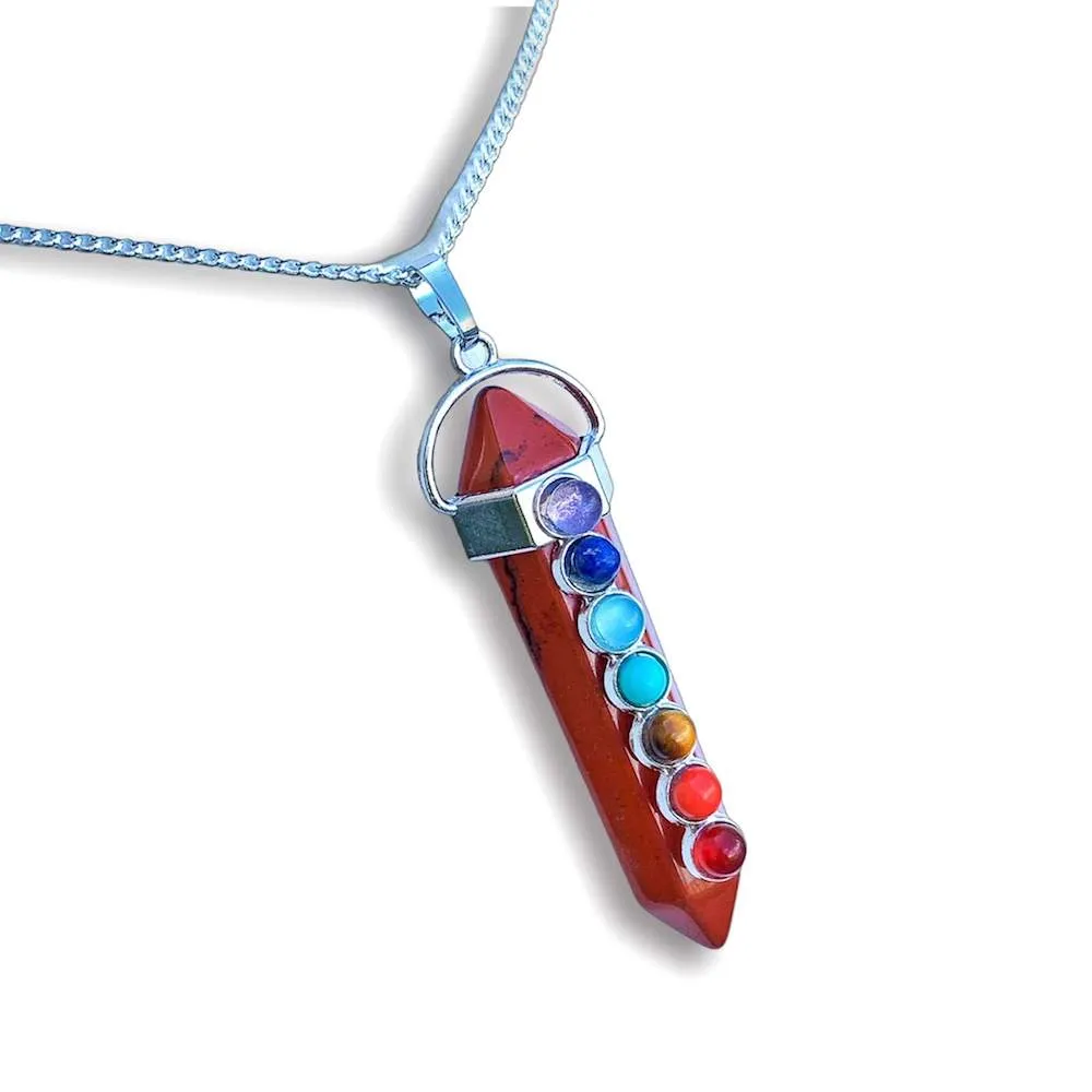 Double Point Chakra Pendant Necklace