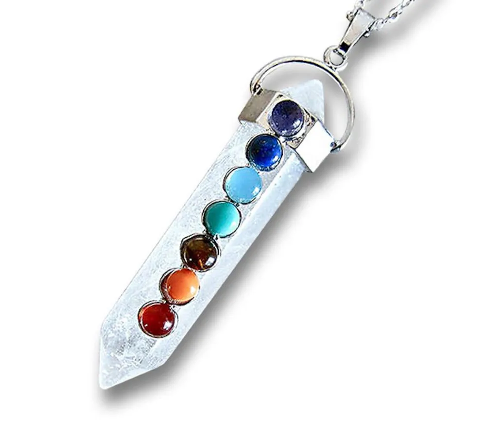 Double Point Chakra Pendant Necklace