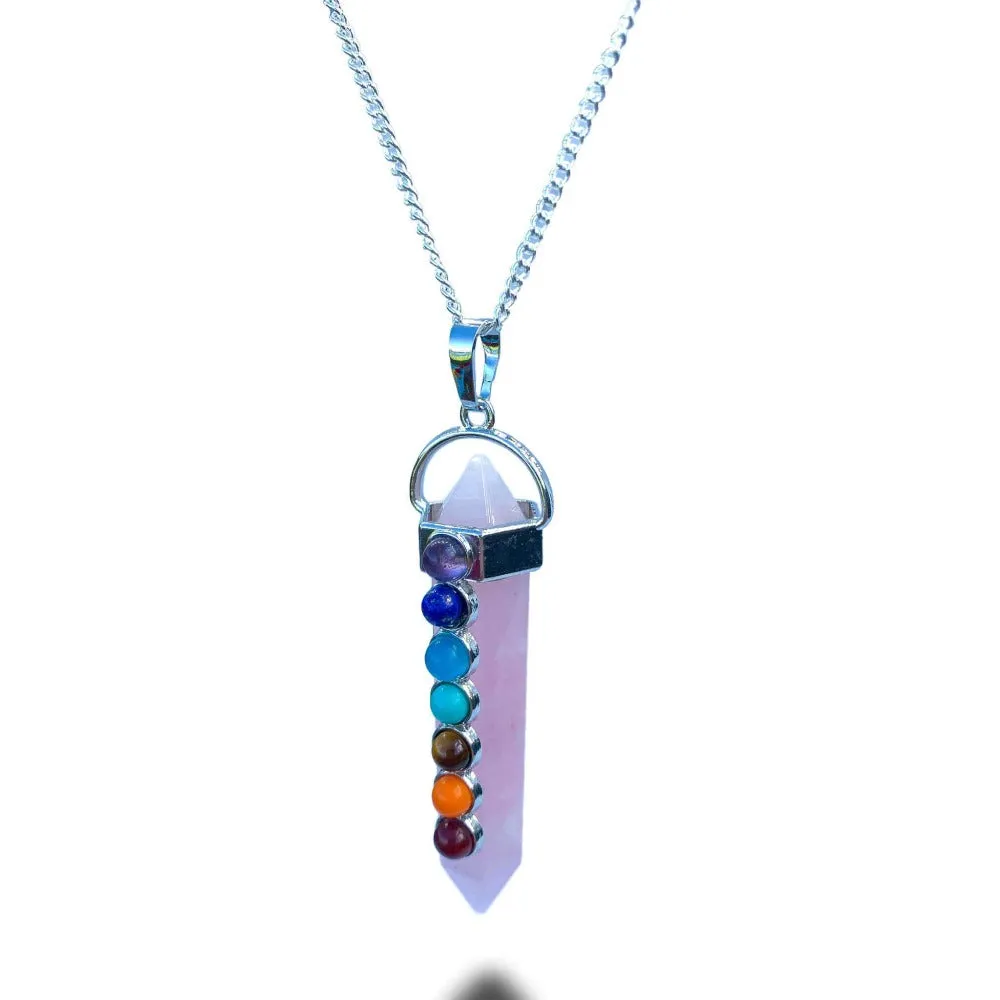 Double Point Chakra Pendant Necklace