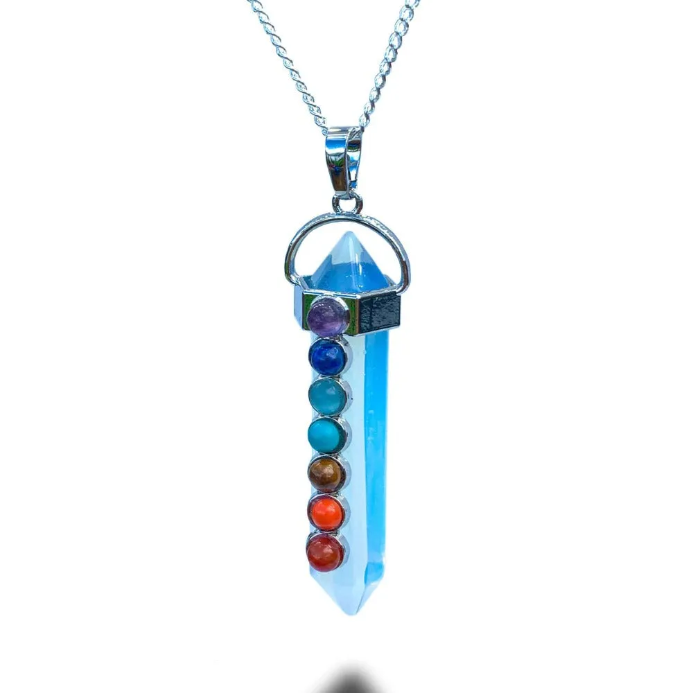 Double Point Chakra Pendant Necklace