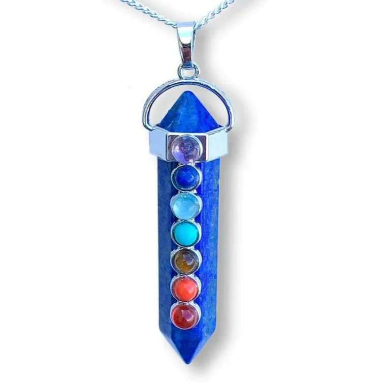 Double Point Chakra Pendant Necklace