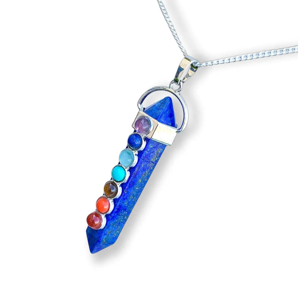 Double Point Chakra Pendant Necklace