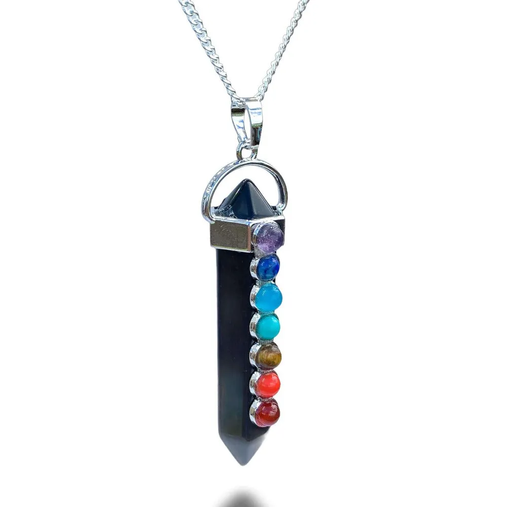 Double Point Chakra Pendant Necklace