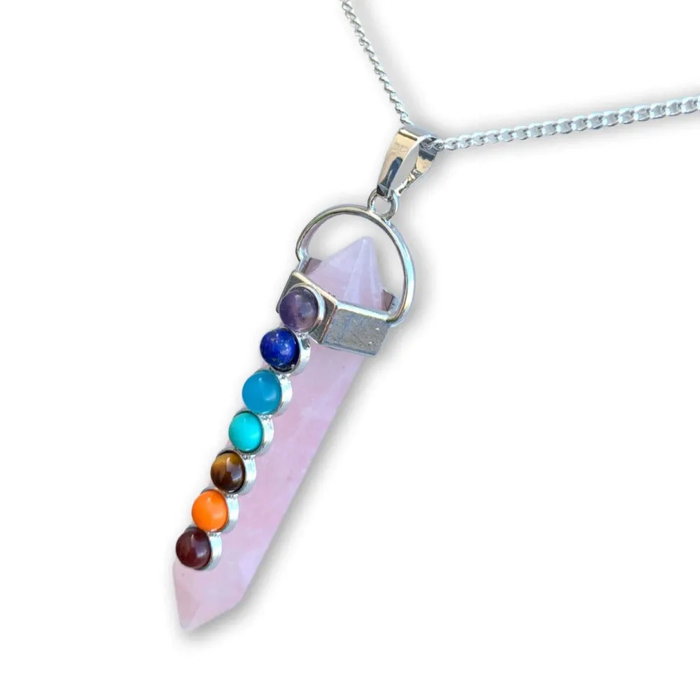 Double Point Chakra Pendant Necklace