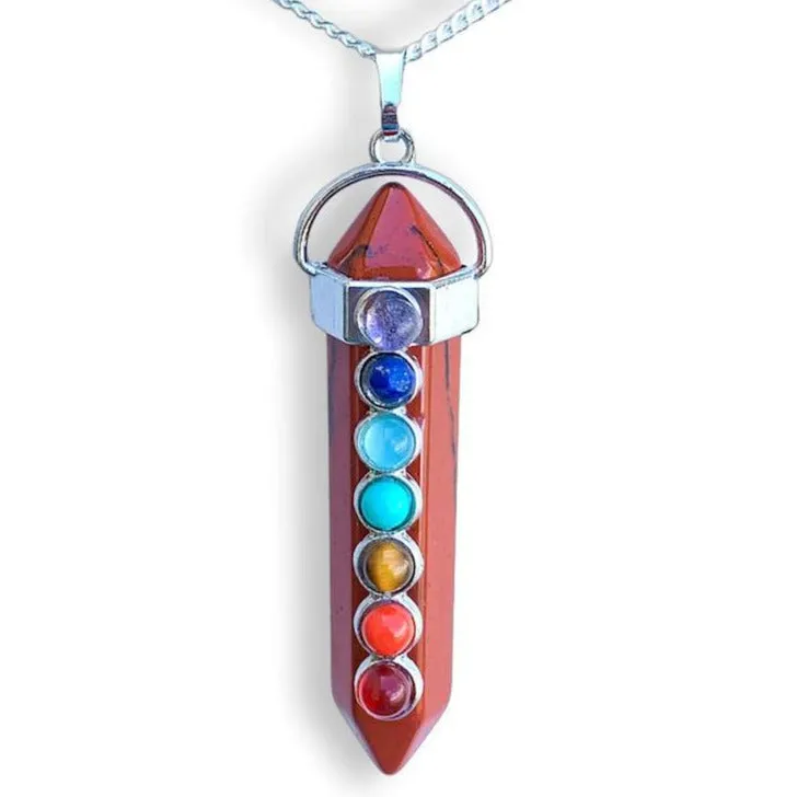 Double Point Chakra Pendant Necklace