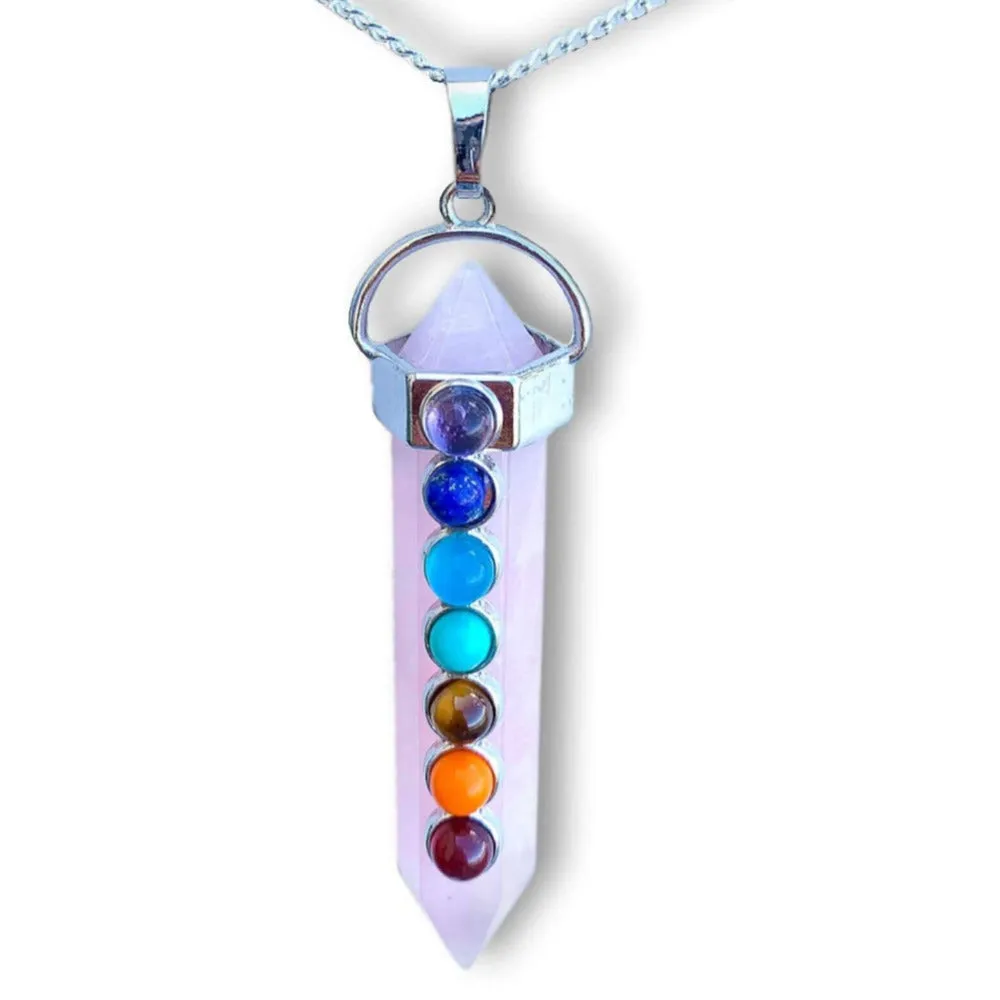 Double Point Chakra Pendant Necklace