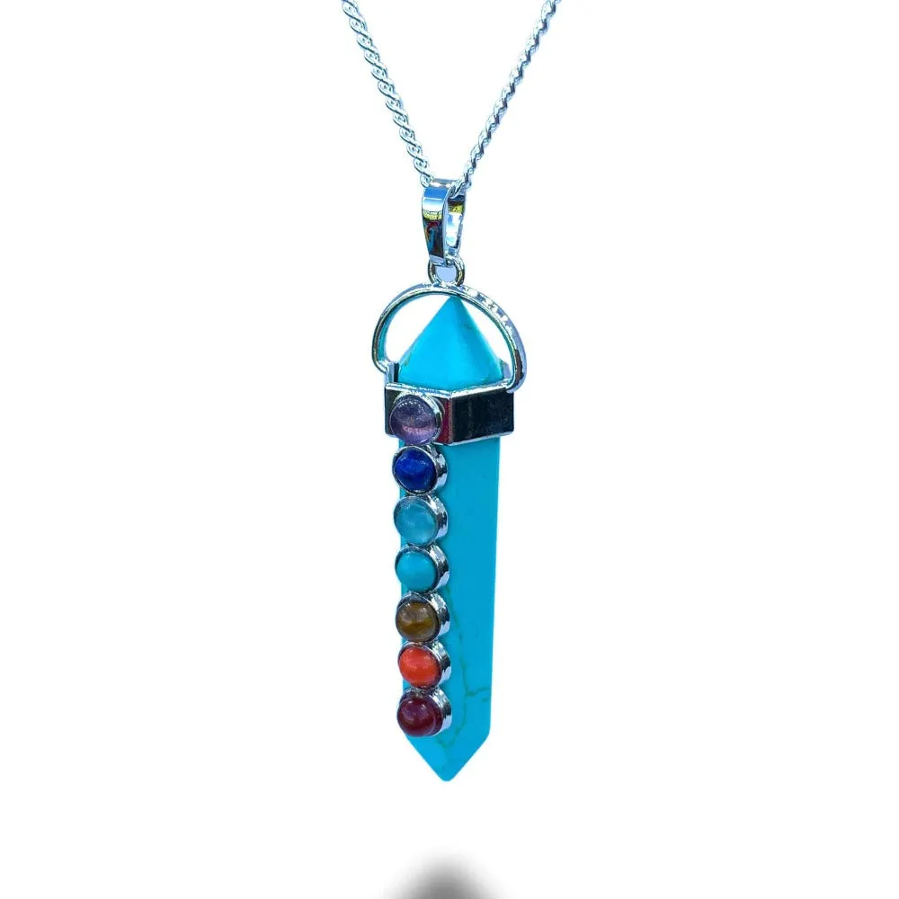 Double Point Chakra Pendant Necklace