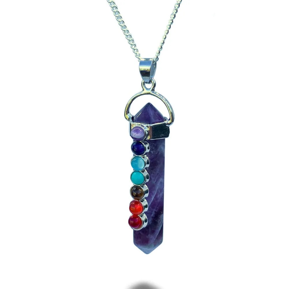 Double Point Chakra Pendant Necklace