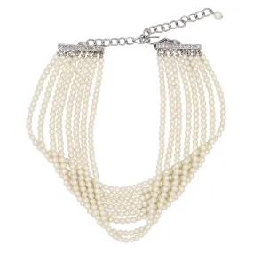 Eight Row Pearl Choker