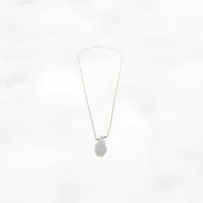 Elf Forest White Quartz Floral Necklace