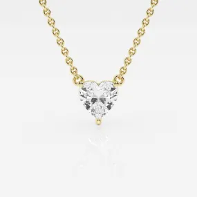 Ethereal 1ct Heart Necklace