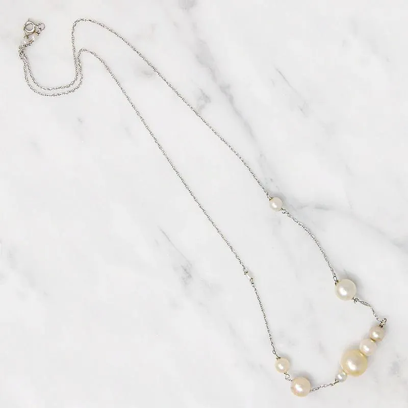 Ethereal Pearl Bubble Necklace by brunet