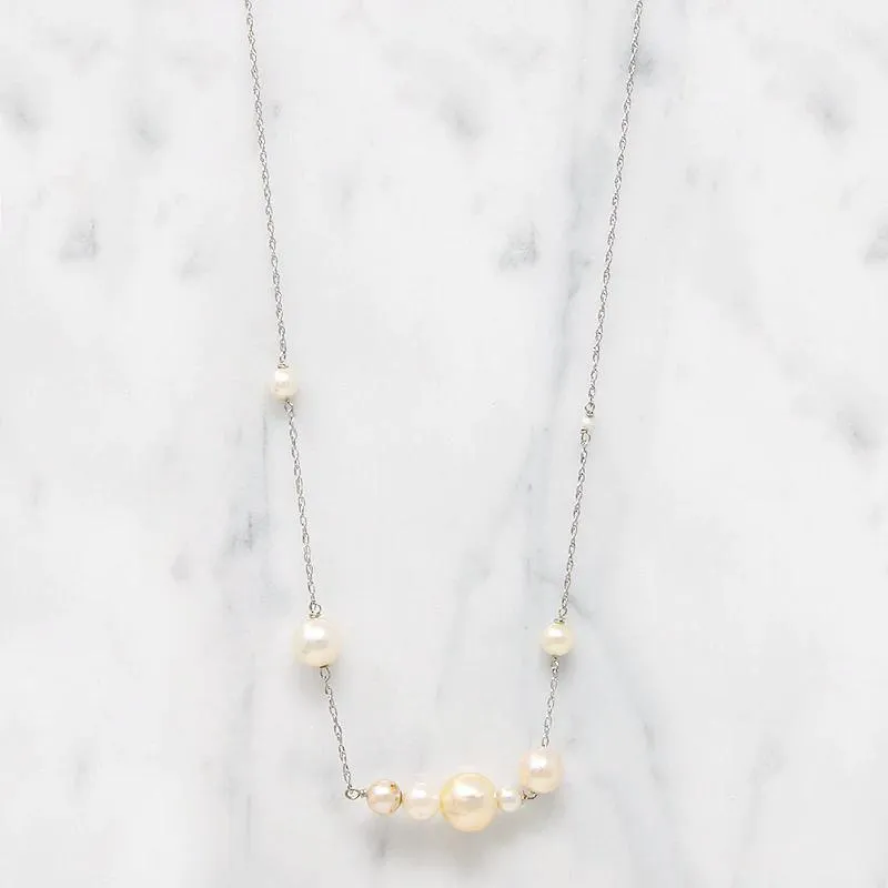 Ethereal Pearl Bubble Necklace by brunet