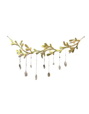 Floral Vines Healing Crystal Garland