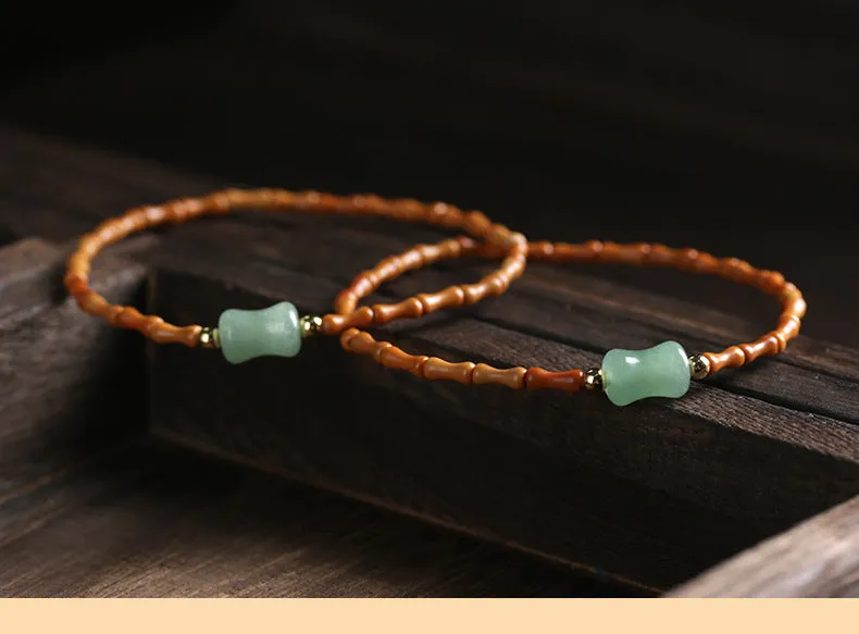 Fortune's Favor Sterling Silver Bracelet with Olive Core and Aventurine Jade