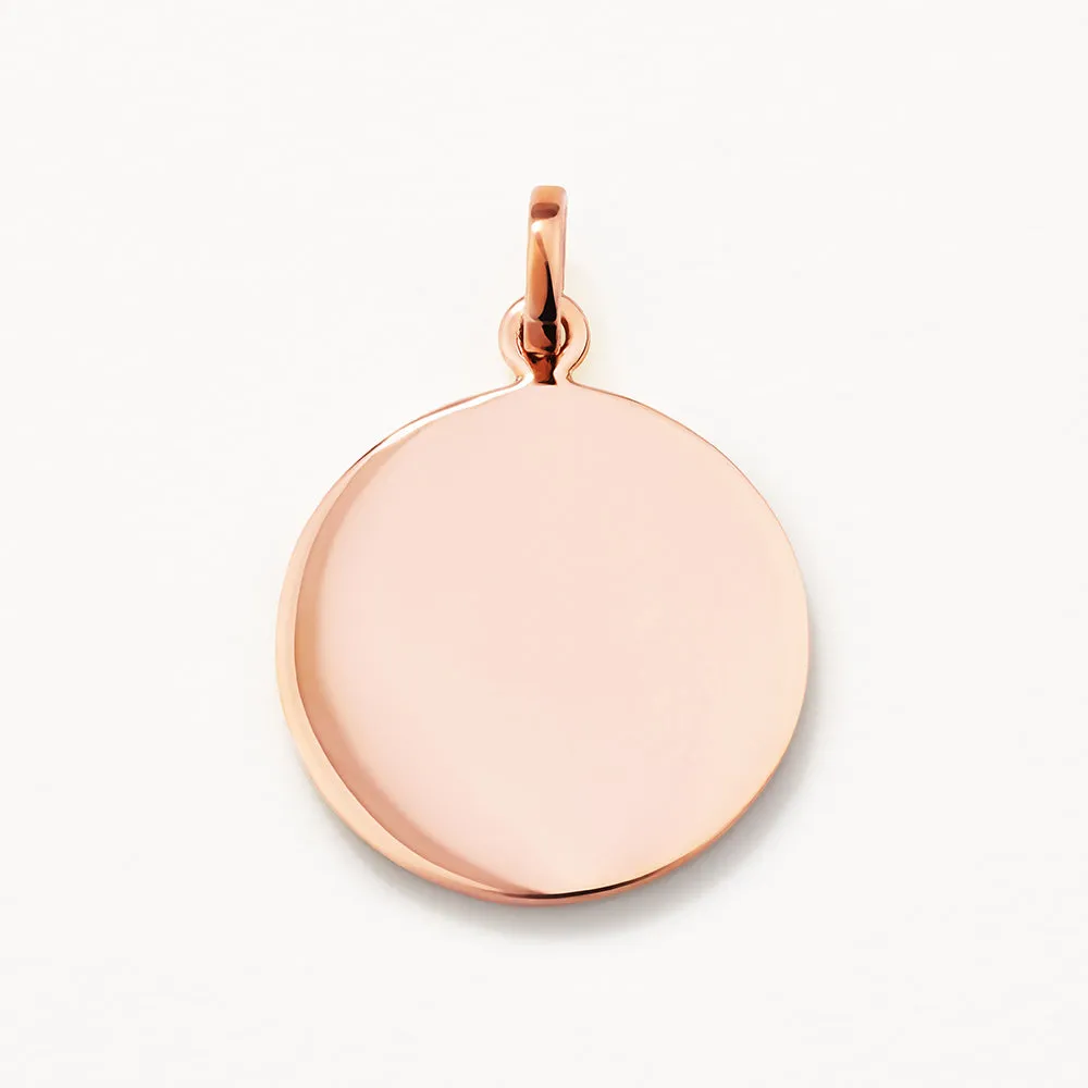 Full Moon Pendant in Rose Gold